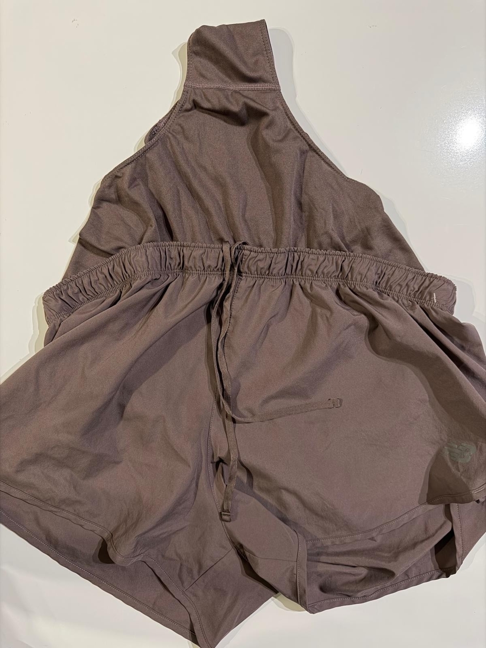 New Balance Running Shorts XL Brown Lined Athletic Activewear Women. - Picture 6 of 9